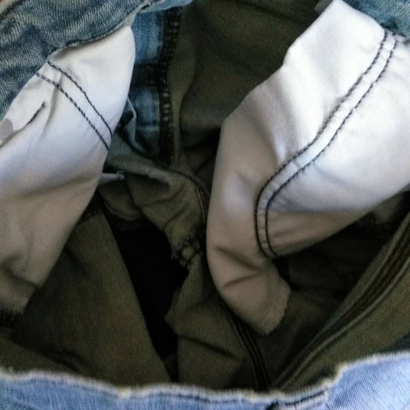 Vtg. Riveted By Lee High Waisted Carpenter Shorts - Picture 7 of 12